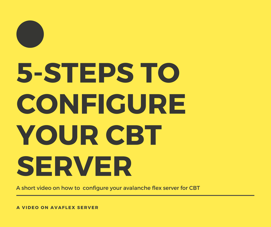 5 Steps to configure CBT Server