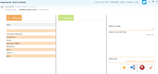 AvaFlex CBT Authoring Software.Adding contacts to your Flex Server